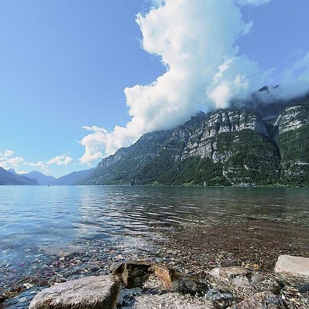 Marina Walensee Hotel Unterterzen Eksteriør billede
