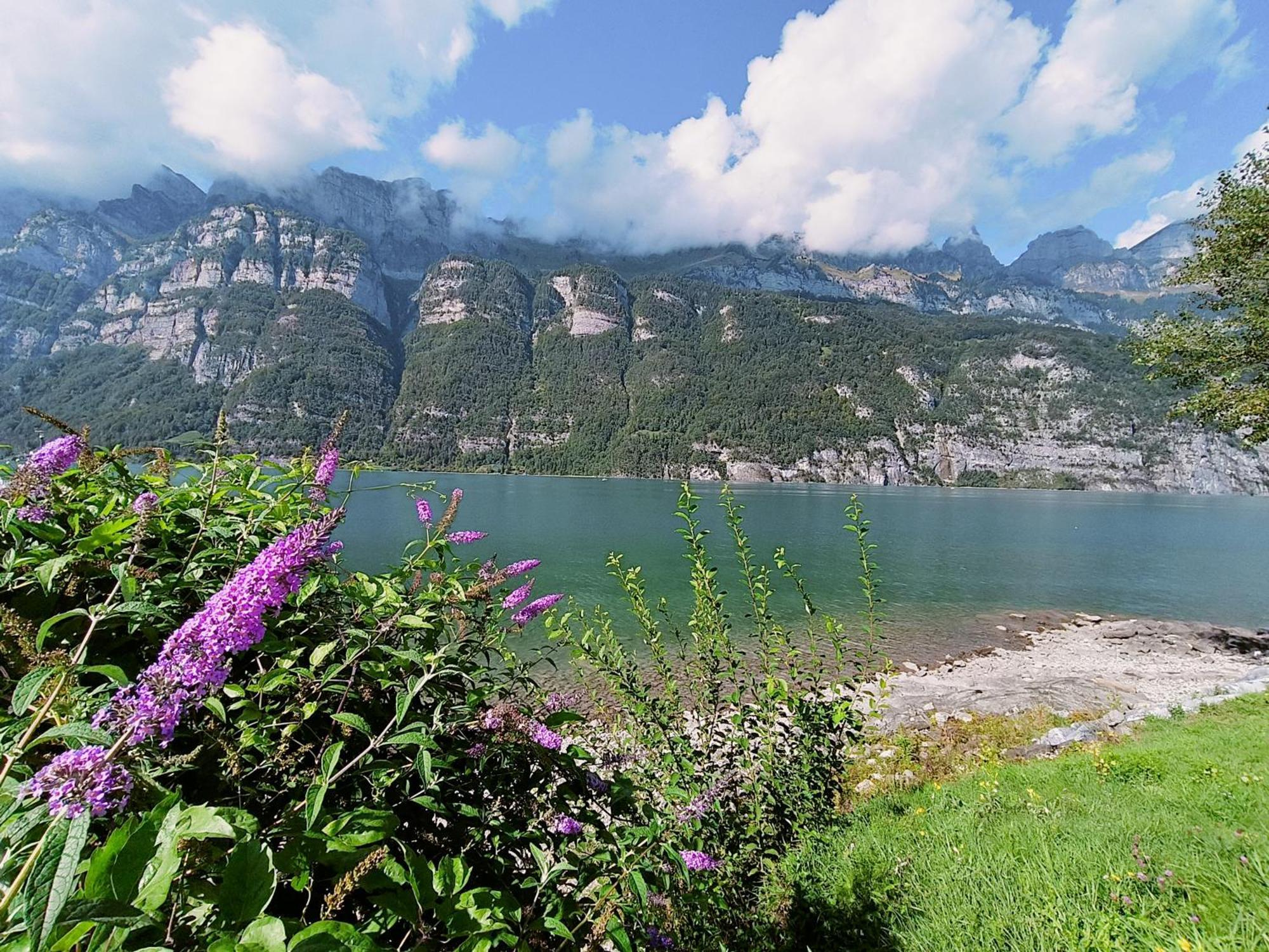 Marina Walensee Hotel Unterterzen Eksteriør billede