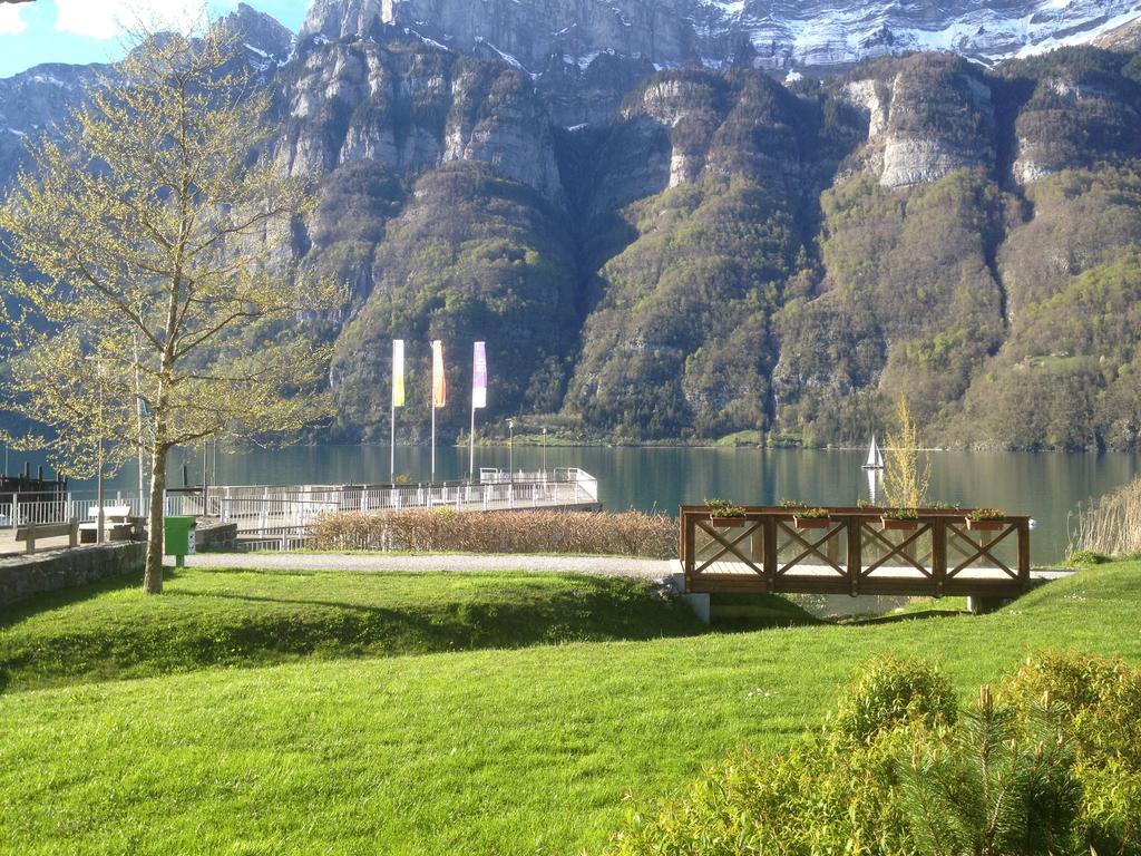 Marina Walensee Hotel Unterterzen Eksteriør billede