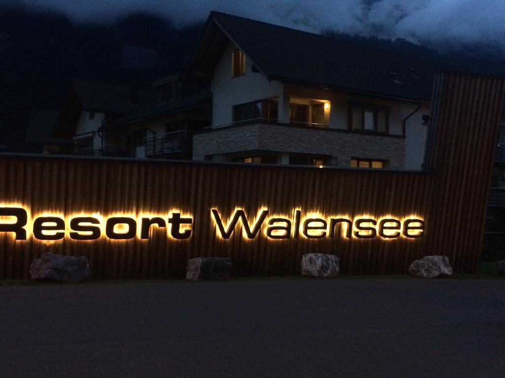 Marina Walensee Hotel Unterterzen Eksteriør billede