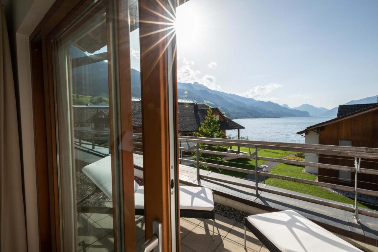 Marina Walensee Hotel Unterterzen Eksteriør billede