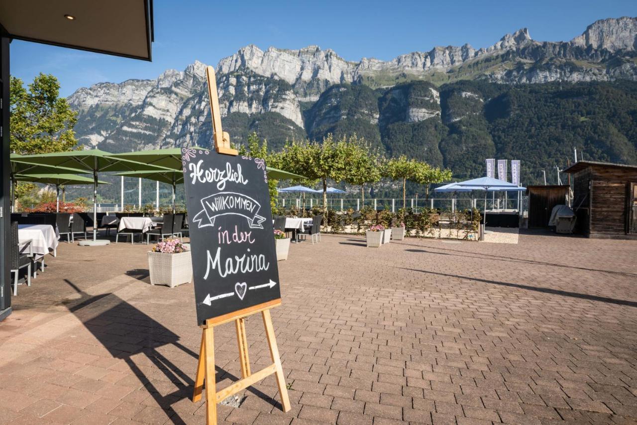 Marina Walensee Hotel Unterterzen Eksteriør billede