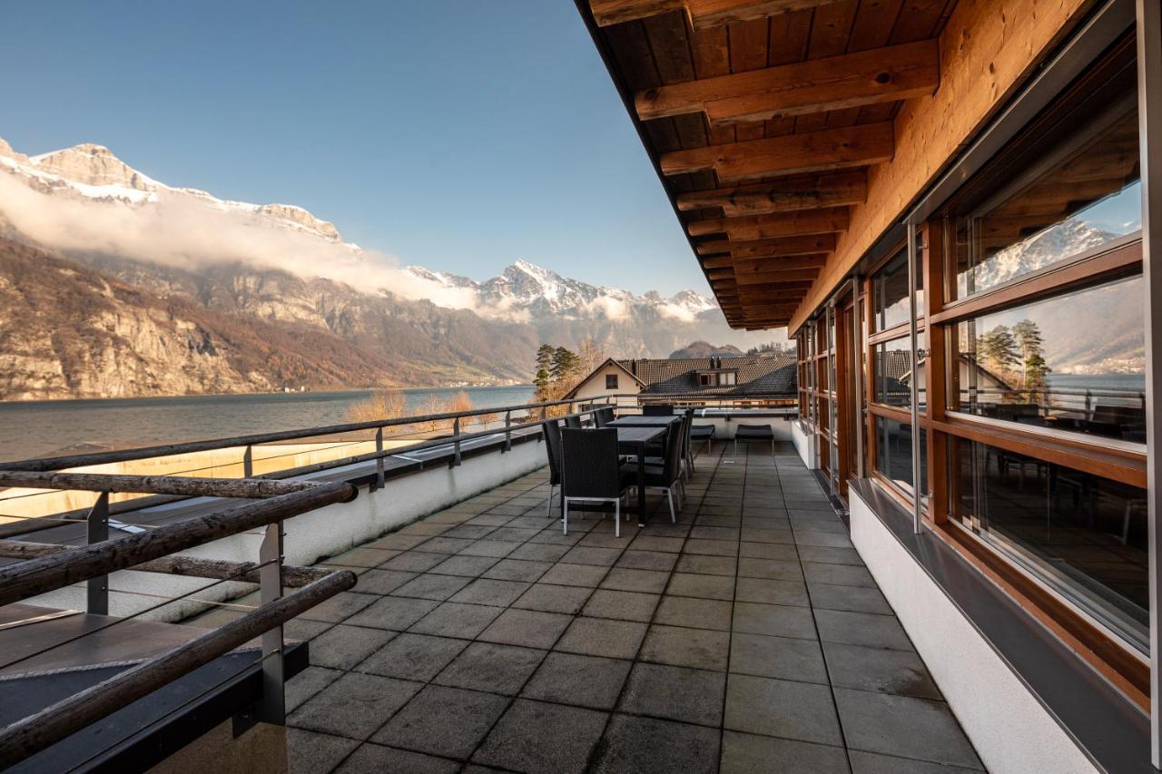 Marina Walensee Hotel Unterterzen Eksteriør billede