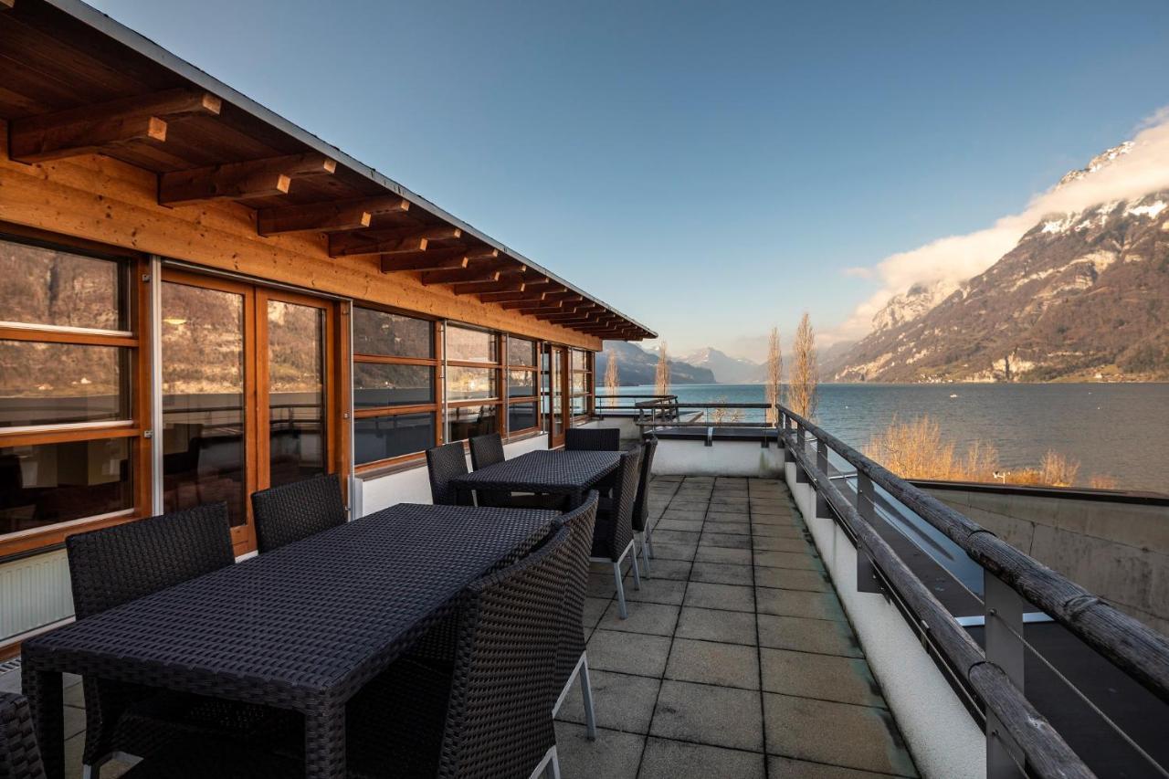 Marina Walensee Hotel Unterterzen Eksteriør billede