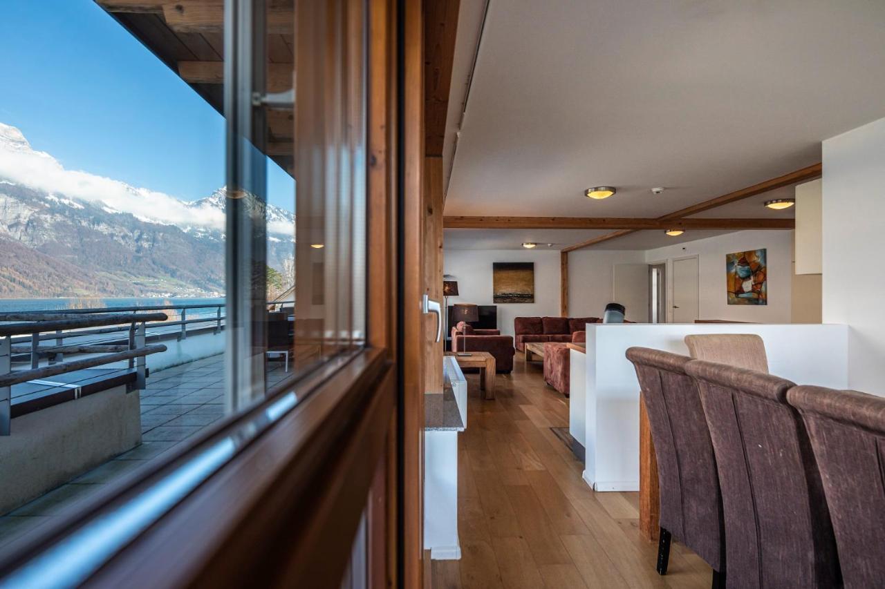 Marina Walensee Hotel Unterterzen Eksteriør billede
